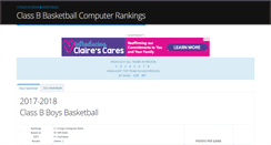 Desktop Screenshot of classbbasketball.com